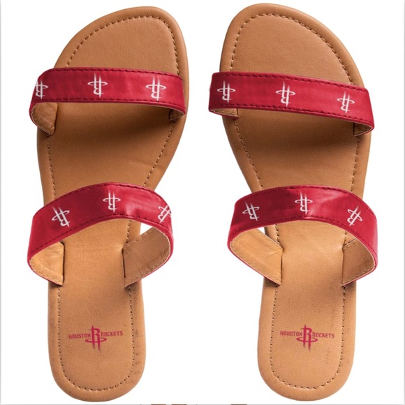 Houston Rockets Women's Double-Strap Sandals - Picture 1 of 8